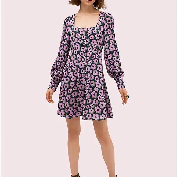 kate spade Dresses Kate Spade Flair Flora Fluid Mini Dress Poshmark
